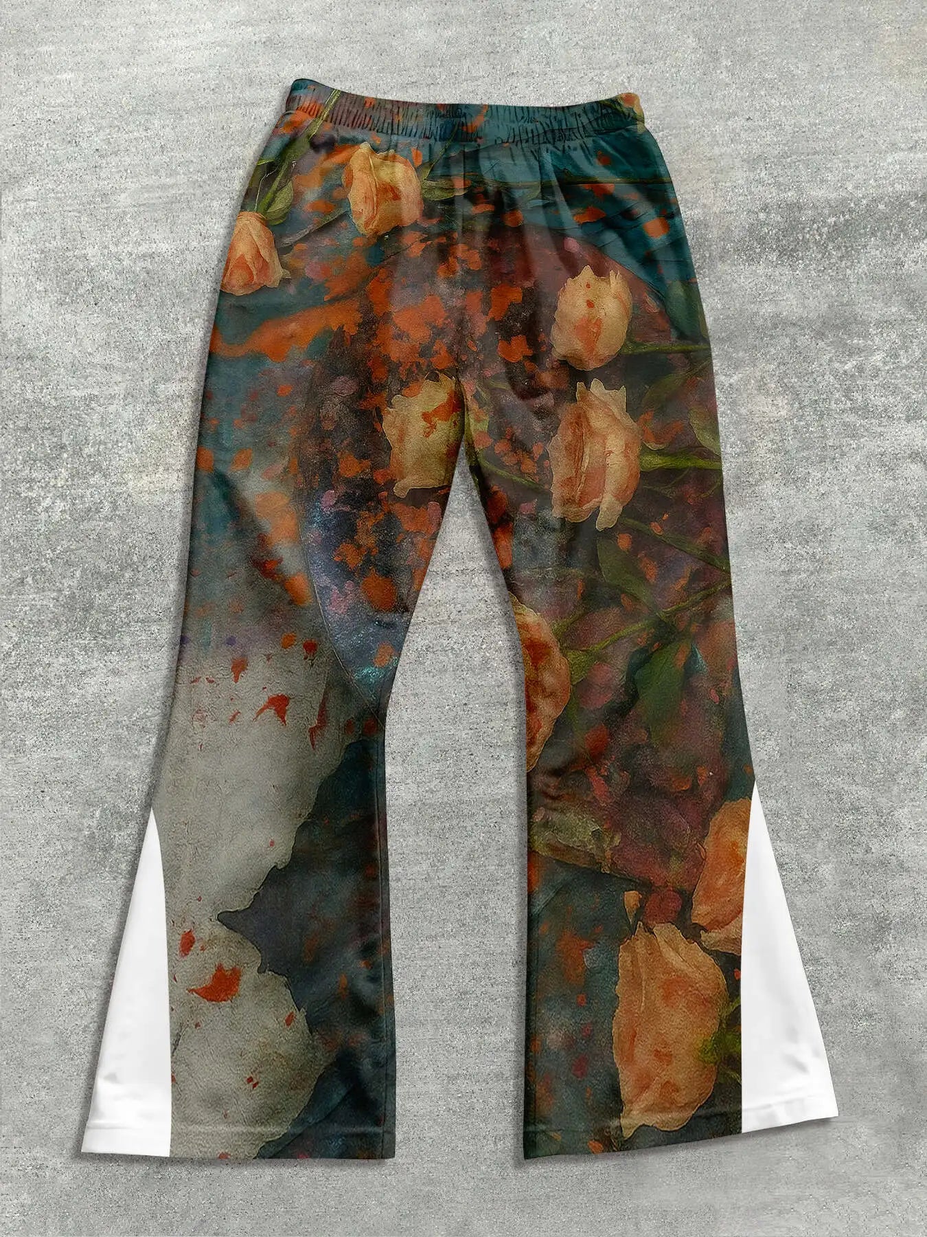 Y2k Flared Pants Men Loose 3D Print Trousers Casual Sweatpants Mid Waist Sporty Female Clothes Streetwear Hip Hop Vintage Pants