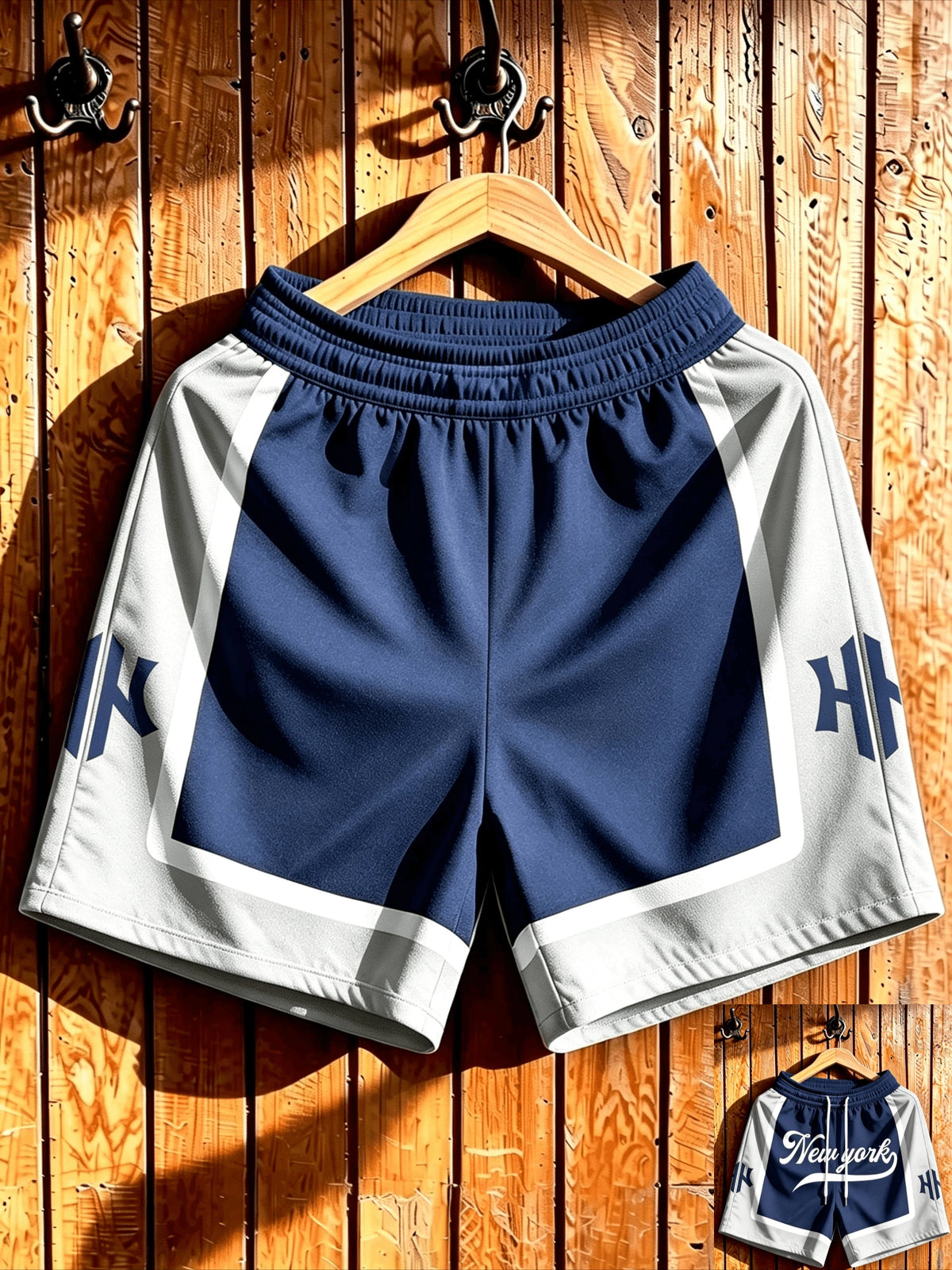 New York Graphic Print Basketball Shorts Casual Sports Shorts for Gym Streetwear Summer Daily Life Outings Travel Soccer Moto
