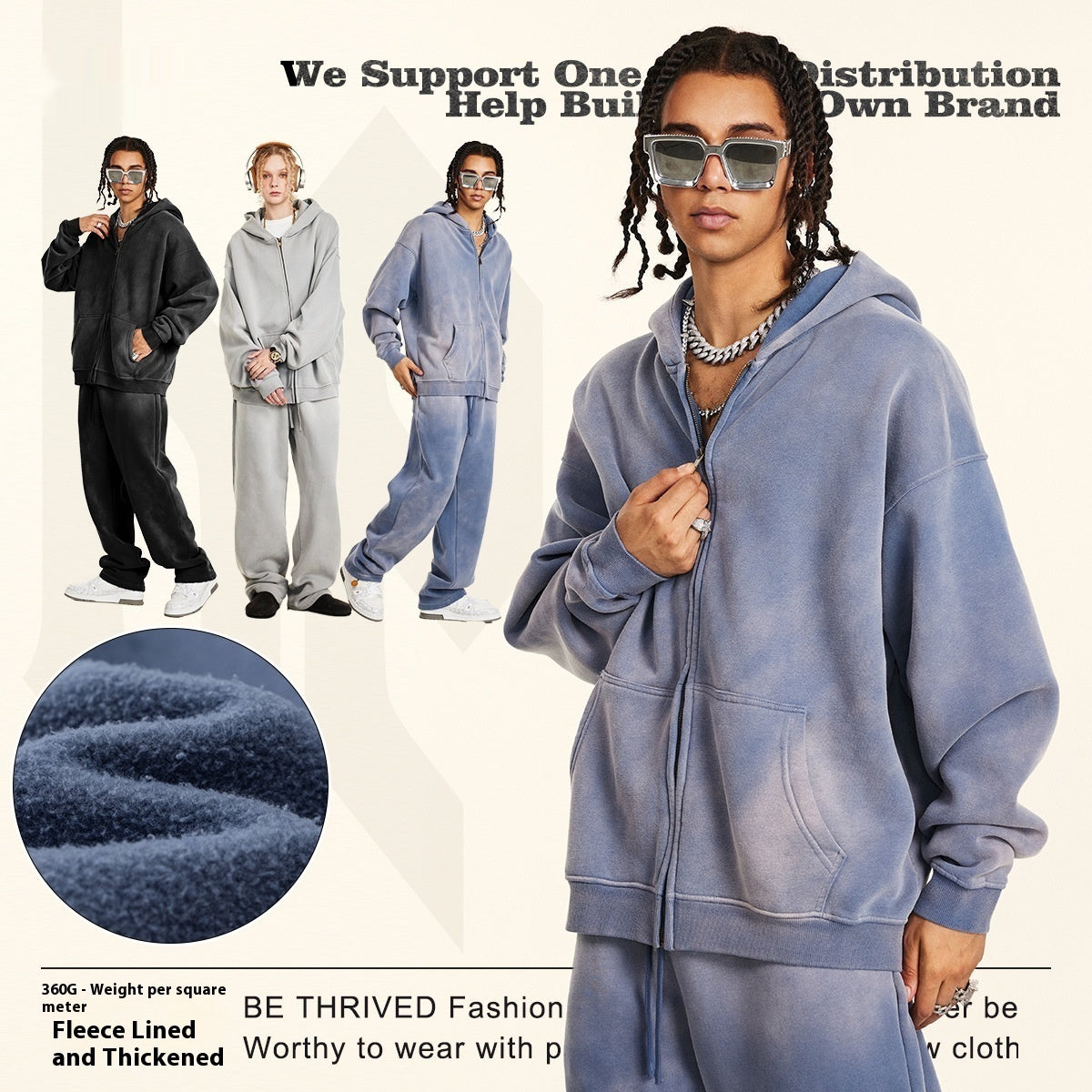 Fashion American Male All-matching Jacket Tops