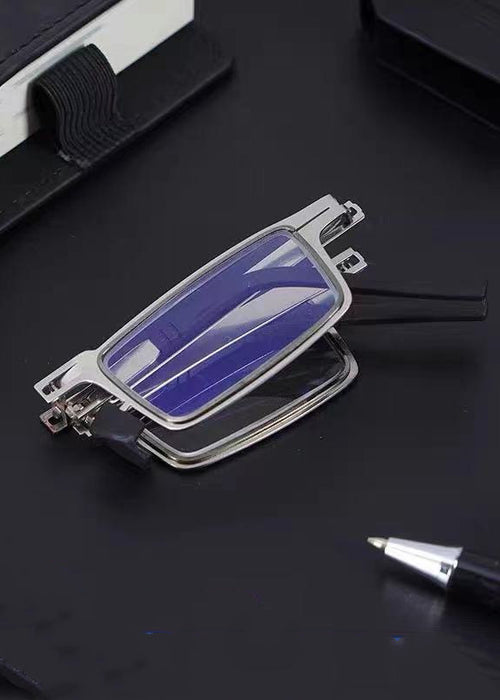 Portable Reading Glasses HD Folding Anti-Blue Light Radiation