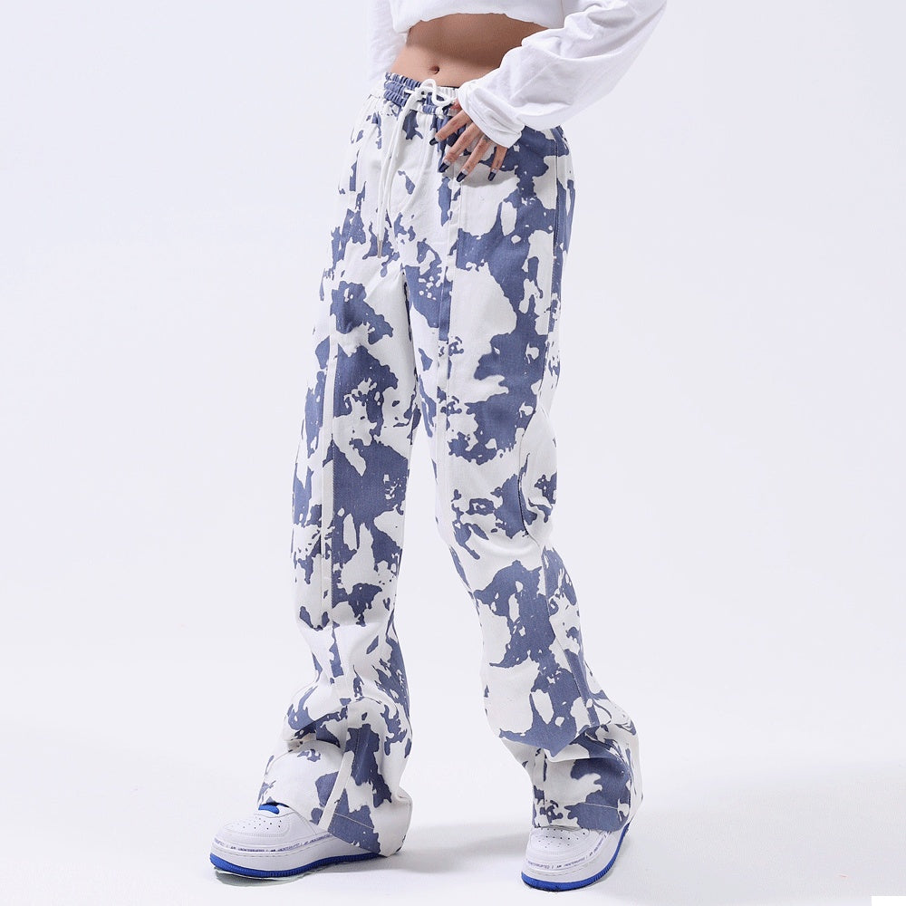 Loose Straight-leg Pants Trendy Micro-flared Pants