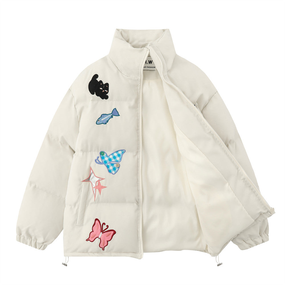 XINGX Butterfly Patch Cotton Jacket Men