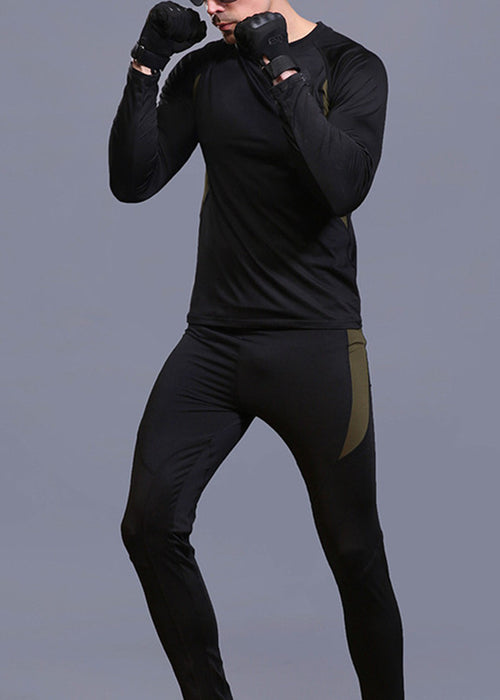 Sports Workout Clothes Thermal Underwear Suit For Men