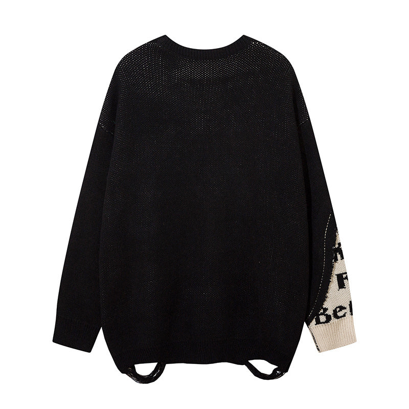 Niche Personality Idle Style Loose Knitwear Autumn And Winter