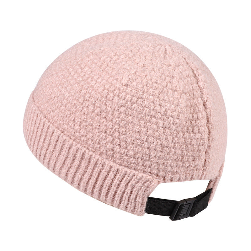 Outdoor Autumn And Winter Warm Hemming Knitted Woolen Cap