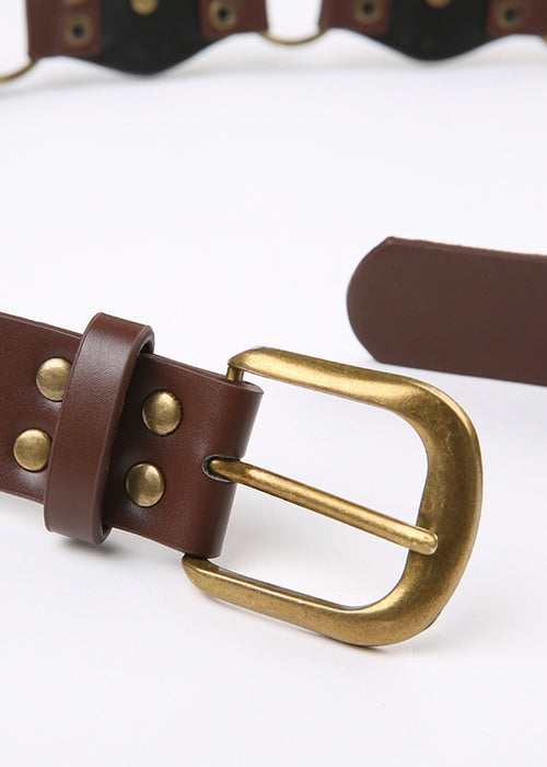 Featured Versatile Retro Buckle Belt Cool Strap Design Accessories