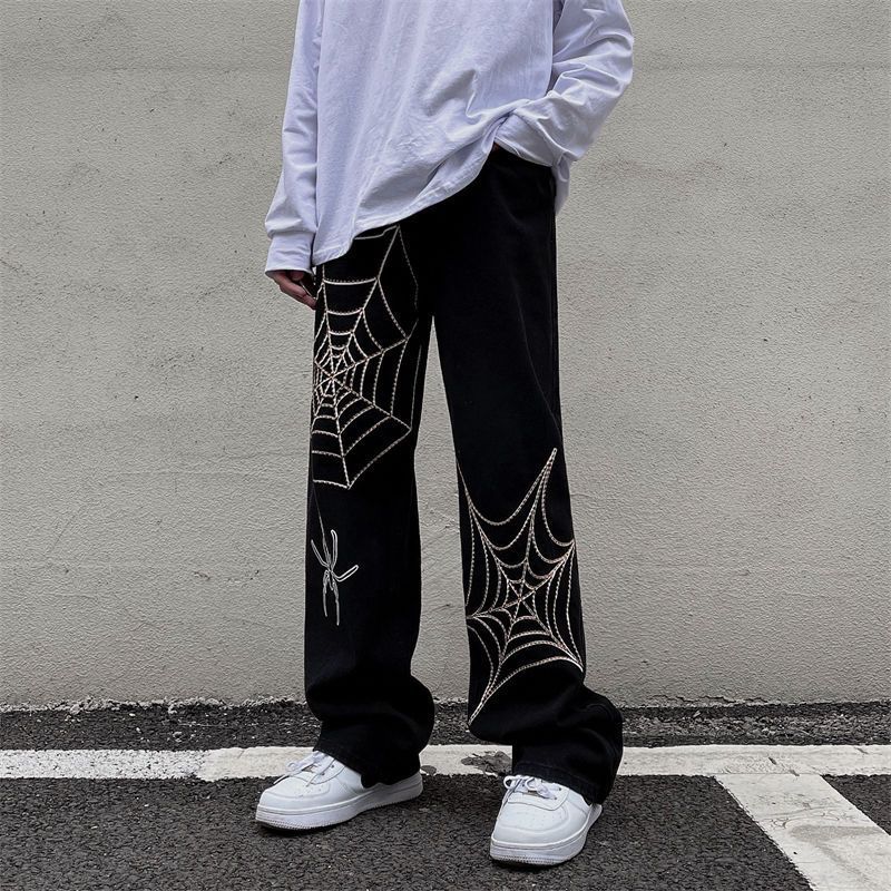 Wide Leg Track Pants Loose Straight Casual Pants