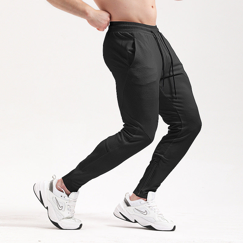 Workout Exercise Pants Men's Outdoor Casual Mesh Breathable Pants