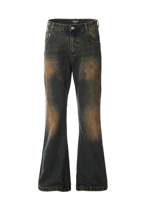 Fashion Horn Denim Trousers Men