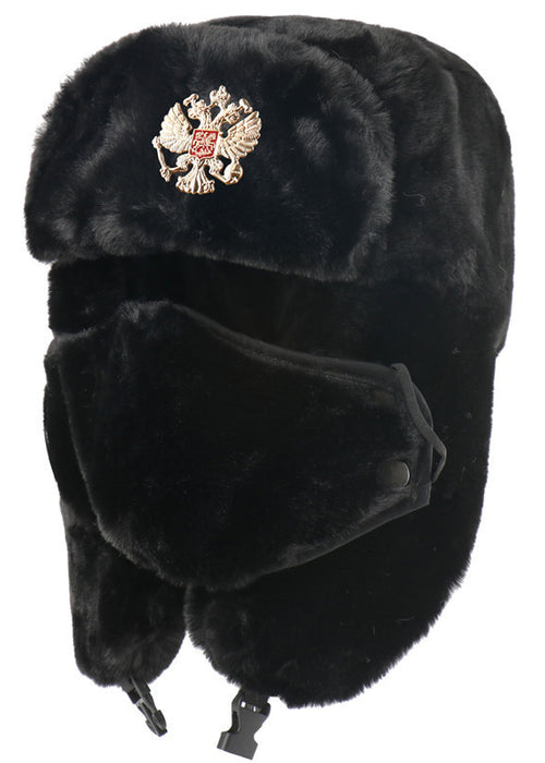 Ushanka Men And Women Imitation Rabbit Fur Outdoor Earmuffs Hat