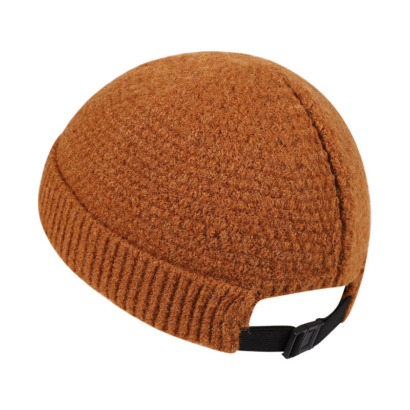 Outdoor Autumn And Winter Warm Hemming Knitted Woolen Cap