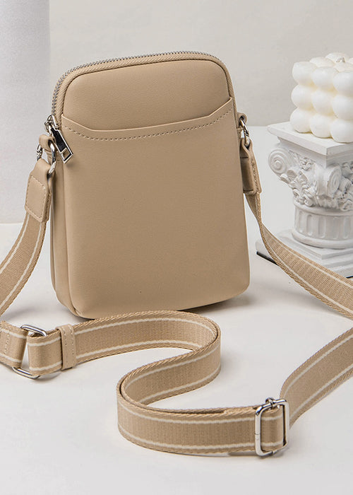 Solid Color Simple Mobile Phone Bags Small Crossbody Shoulder Bag For Women