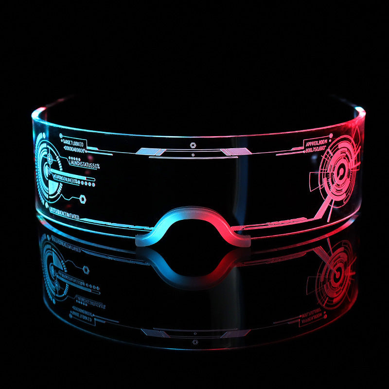 Technology Colorful 3D Luminous LED Glasses Fashion