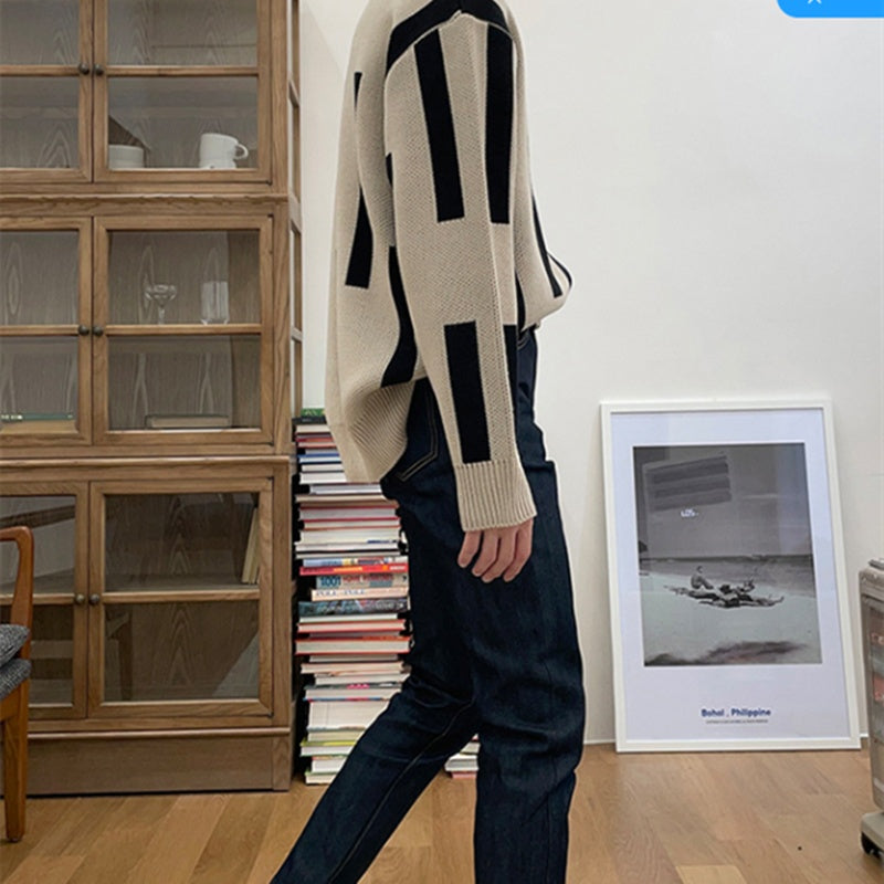 Sweater Retro Japanese Lazy Men's Sweater Casual