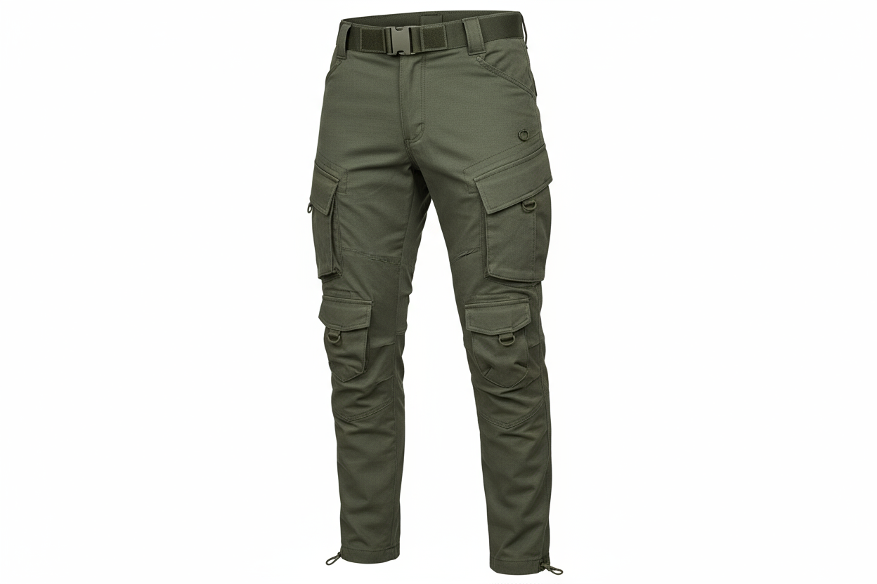 Tactical cargo pants, multi-pocket outdoor functional long pants for men, slim fit, durable and versatile