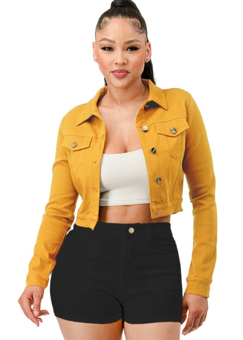 Super Stretchy Cropped Jacket